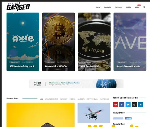 Crypto Gassed — News Platform